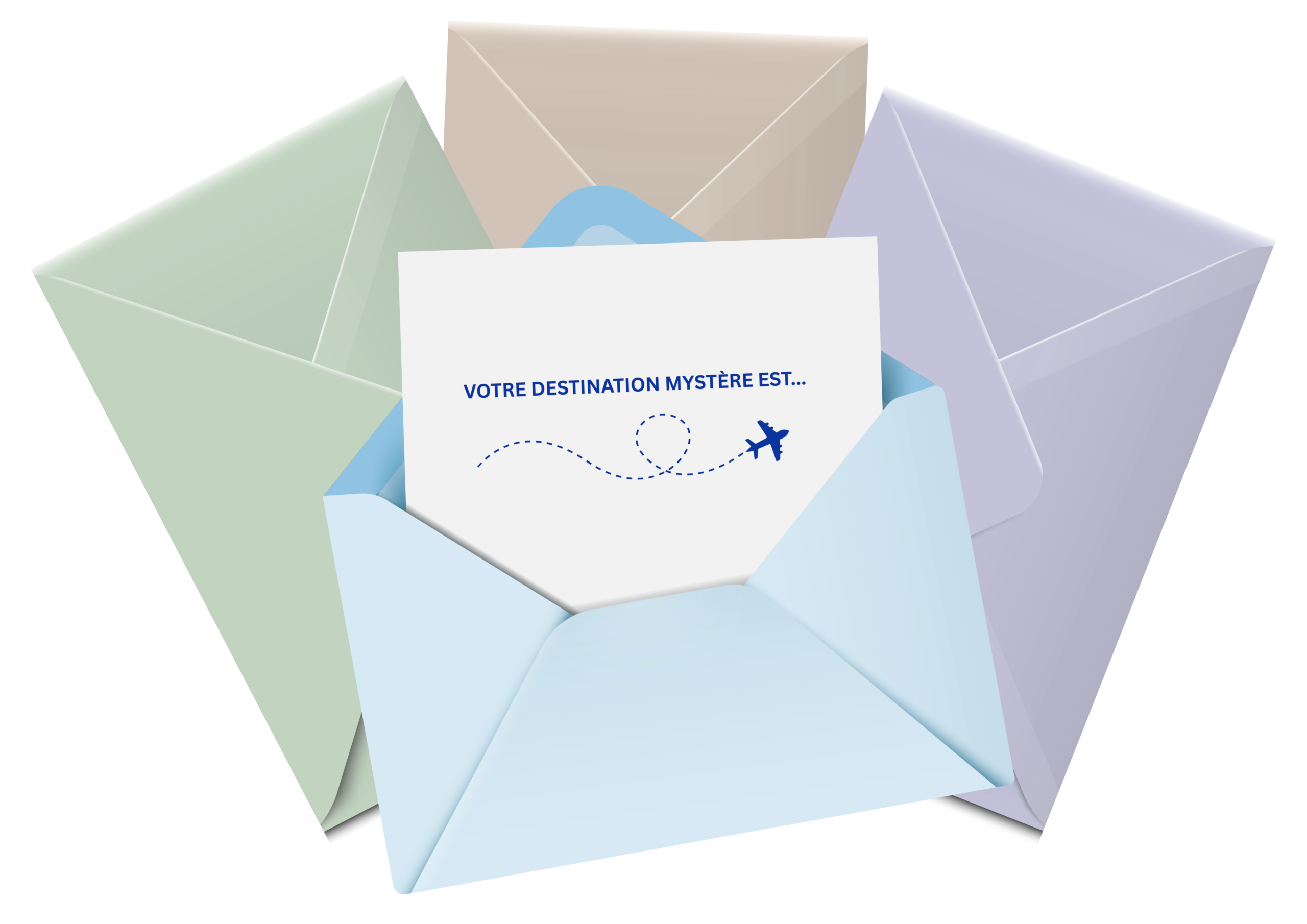 Kit d'enveloppes Secret Trip